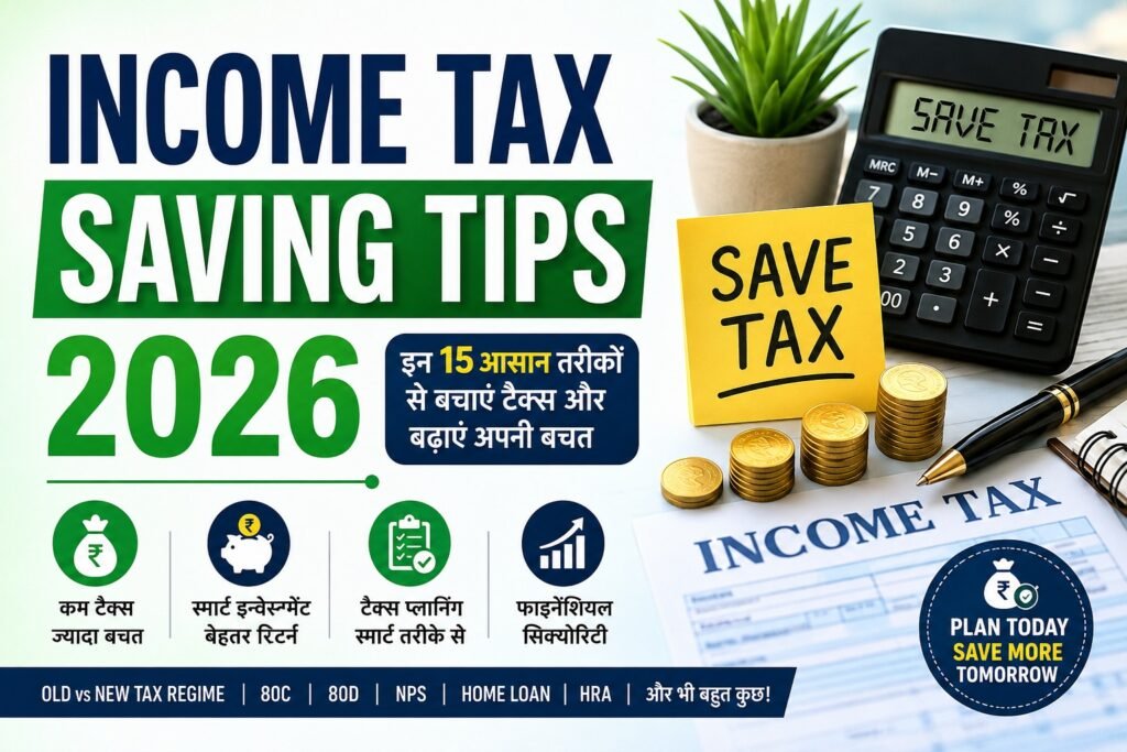 Income Tax Saving Tips 2026 in Hindi | Old vs New Tax Regime | Tax Planning Guide | LoanHaat