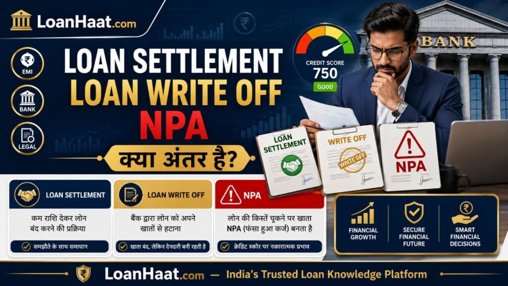 Loan Settlement, Loan Write Off और NPA क्या है