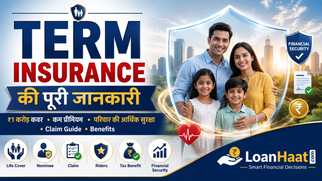 भारतीय परिवार के लिए ₹1 करोड़ लाइफ कवर, कम प्रीमियम, परिवार की आर्थिक सुरक्षा, Claim Guide और Benefits | LoanHaat.com