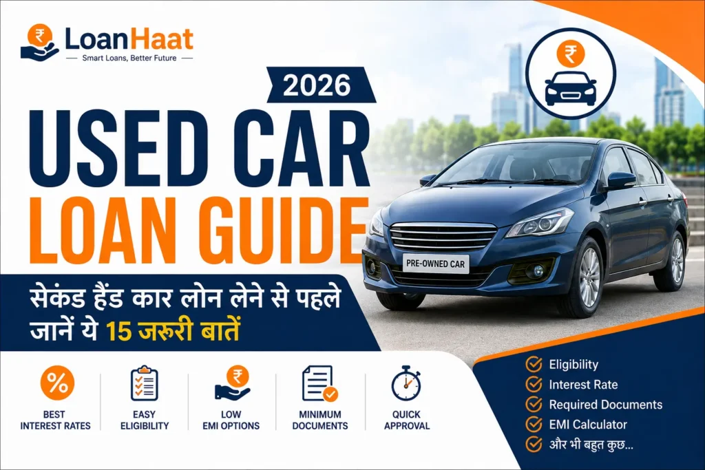 Used Car Loan Guide in Hindi – Eligibility, Interest Rate, EMI, Documents and Benefits