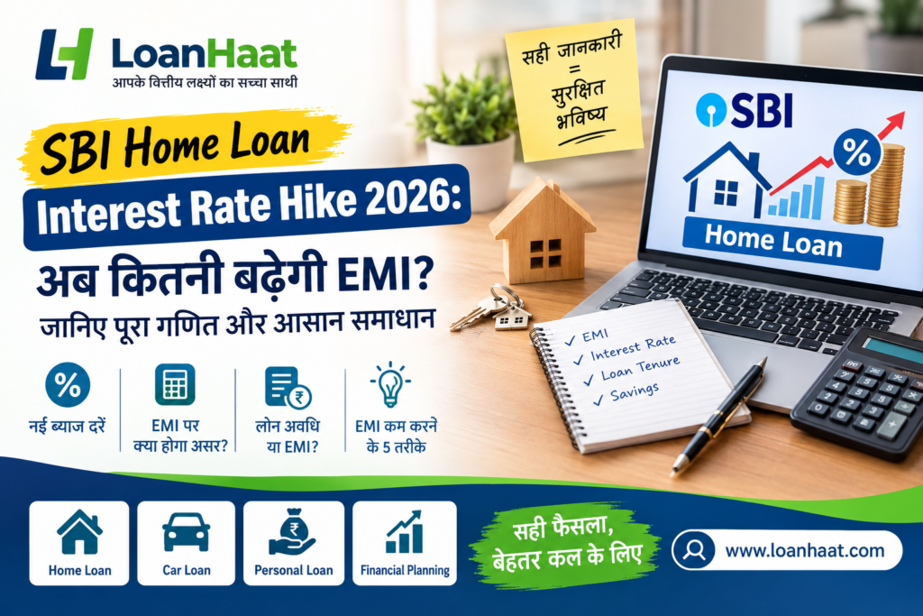 SBI Home Loan Interest Rate Hike 2026 और EMI पर संभावित असर
